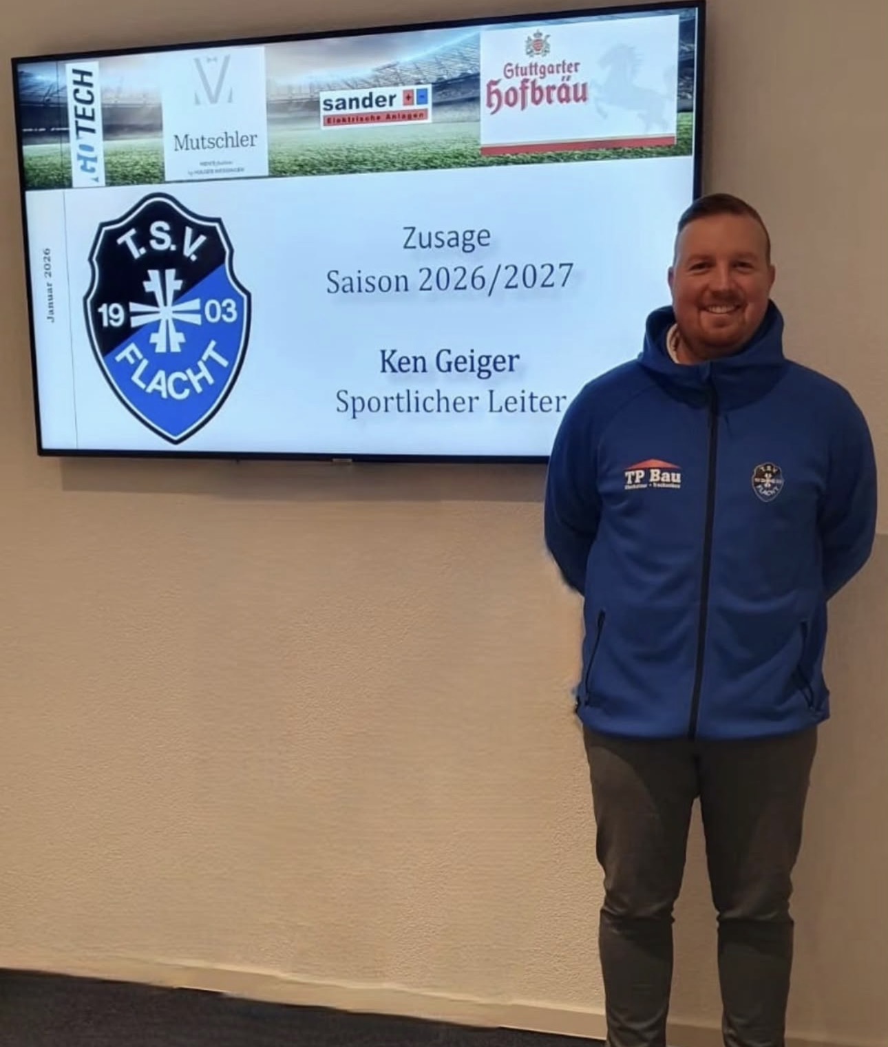 Der TSV Flacht setzt auf Kontinuität auf der Trainerposition, sowie in der sportlichen Leitung!